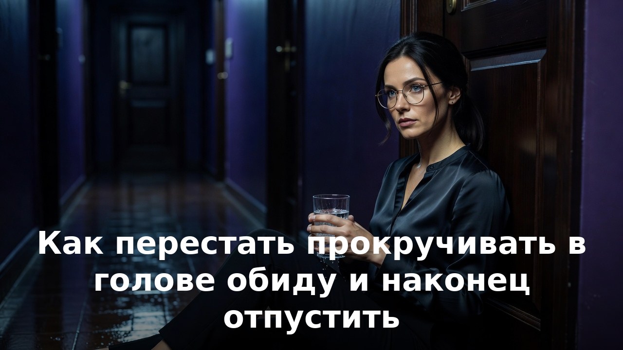 Как перестать прокручивать в голове обиду и наконец отпустить