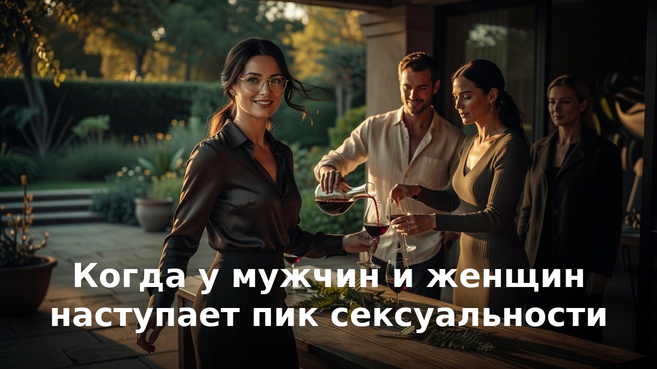 Когда у мужчин и женщин наступает пик сексуальности