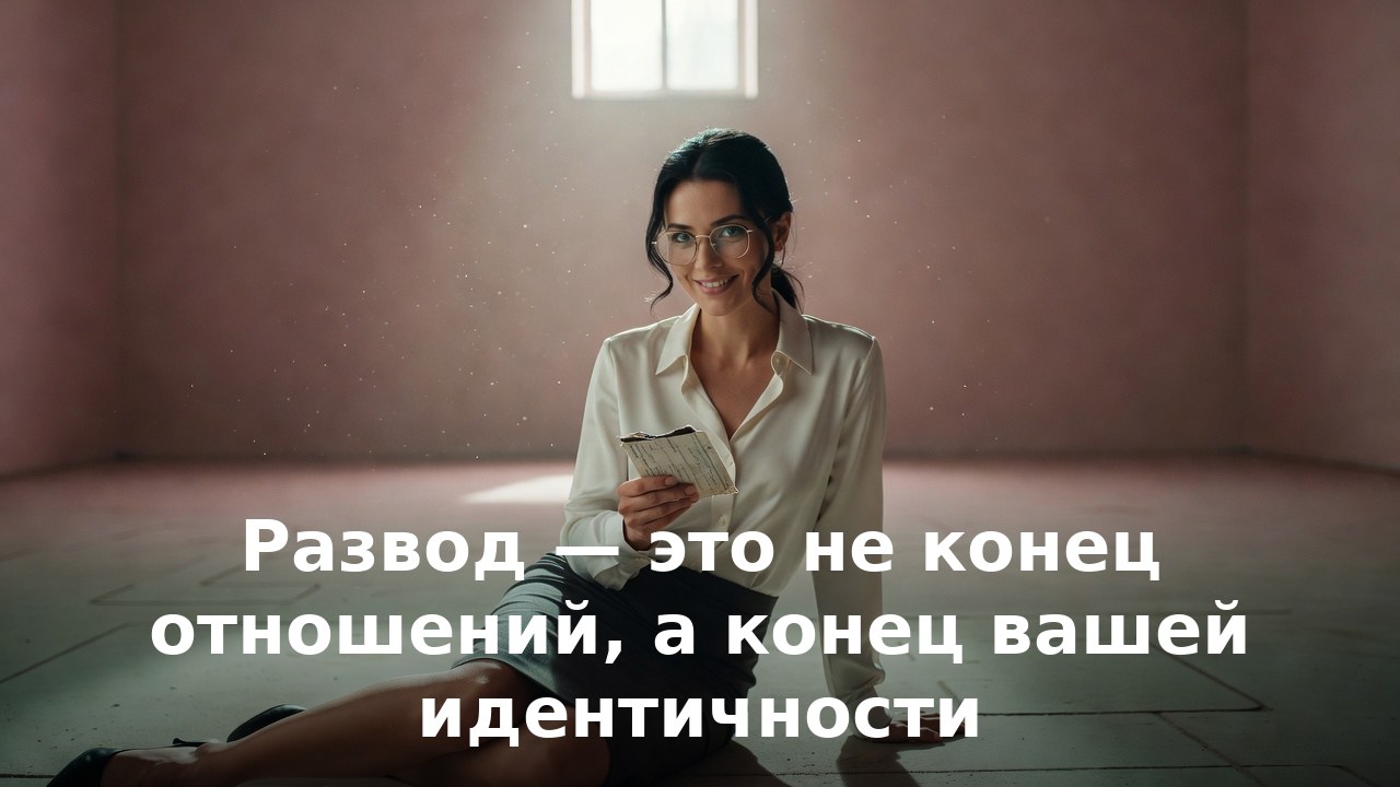Развод — это не конец отношений, а конец вашей идентичности
