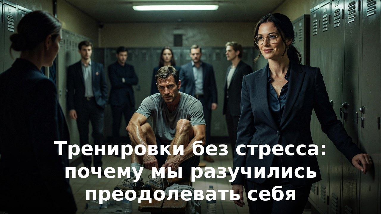 Тренировки без стресса: почему мы разучились преодолевать себя