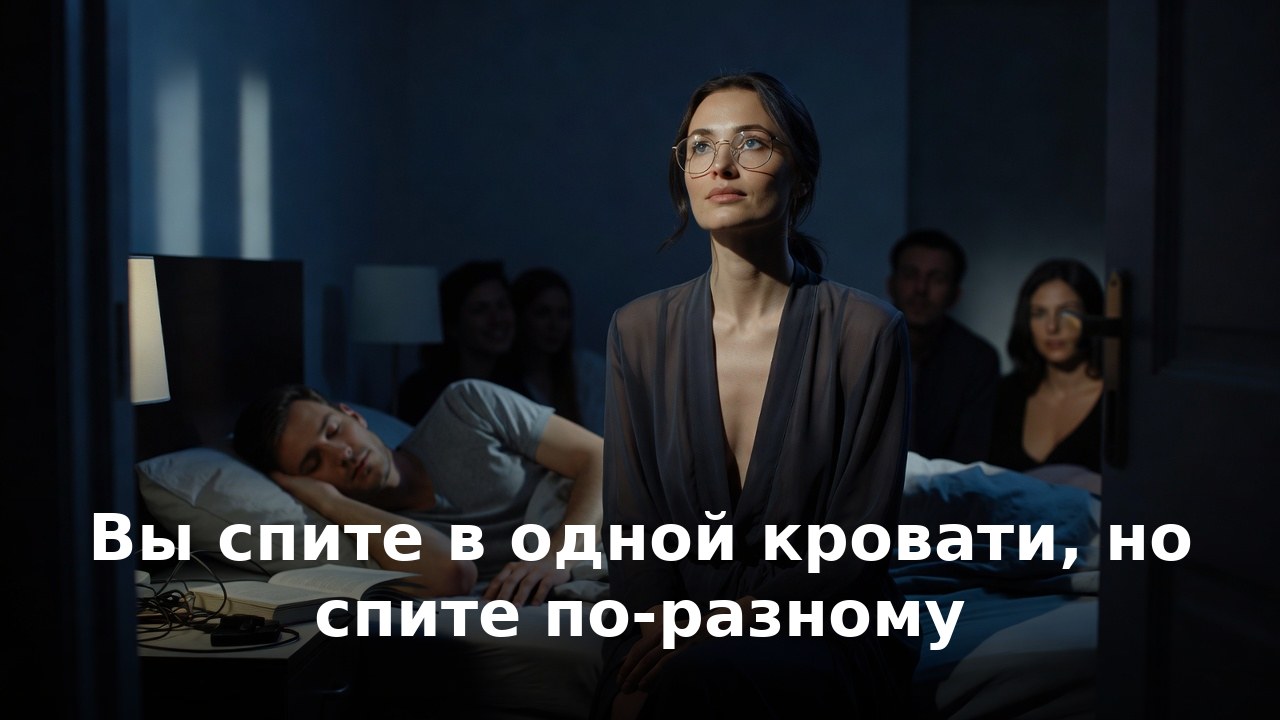 Вы спите в одной кровати, но спите по-разному