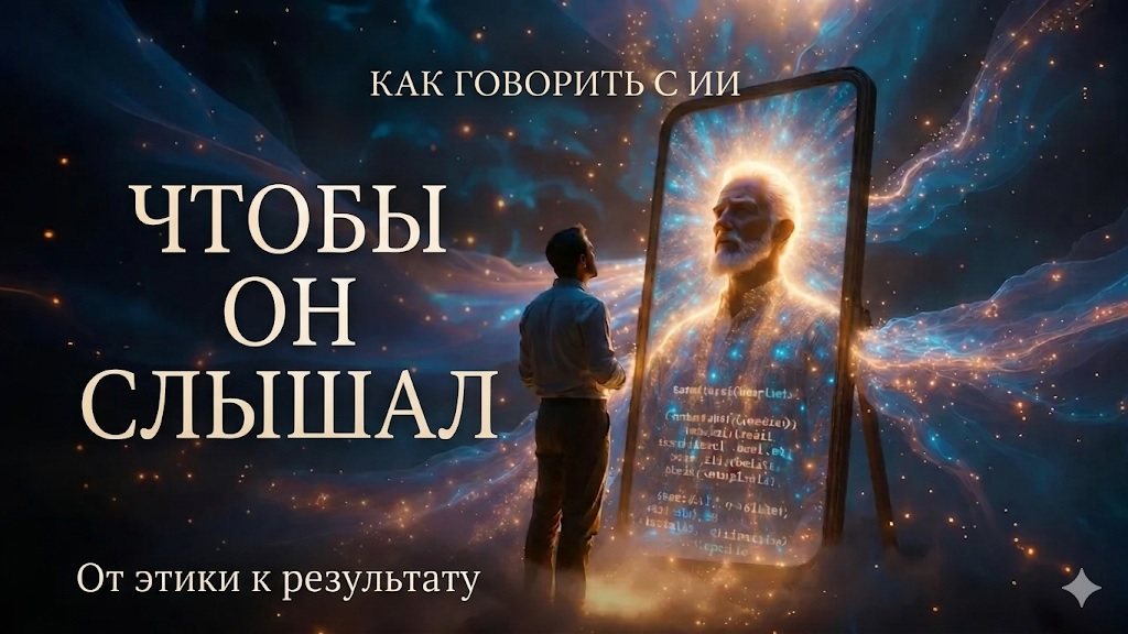 Как говорить с ИИ, чтобы он слышал: от этики к результату